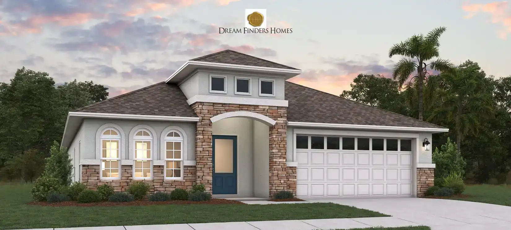Dreamfinder-Homes-Poinciana-B-Elevation-HammockOaks-Reserve