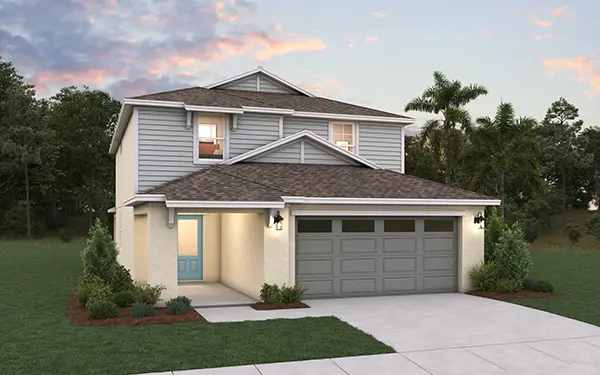 Dream Finders Strauss B Home & Floorplan at Hammock Oaks Reserve, FL